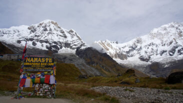 Filming in the Annapurna region