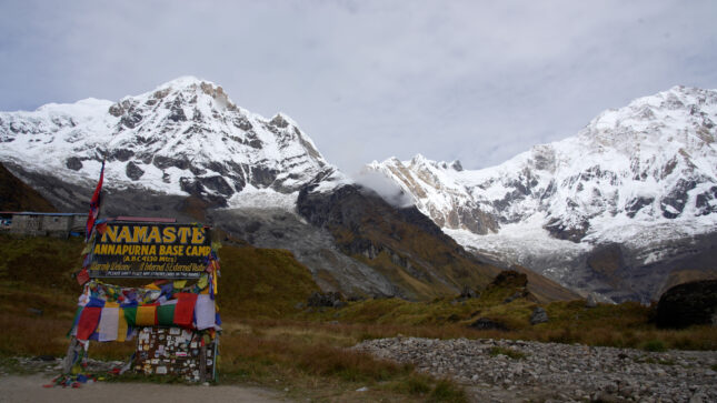 Filming in the Annapurna region