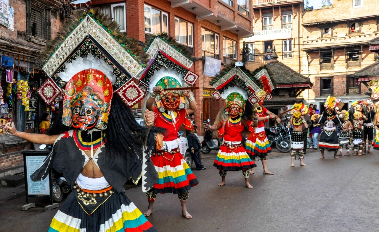 Camera setup during a shoot in Nepal