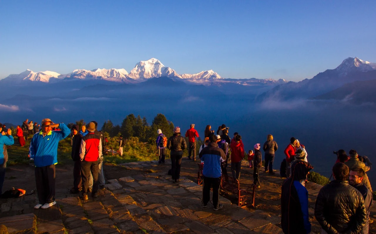 Film crew on location in Nepal