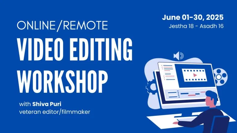 Online Video Editing Workshop